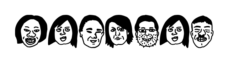 woodcutter people faces vol3  Free Fonts Download