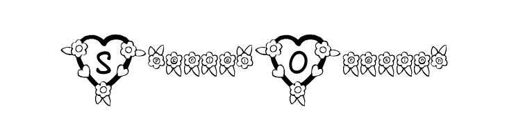 FL Heart Dark  Free Fonts Download