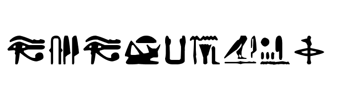 Egyptian Letters  Free Fonts Download