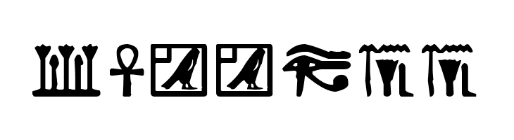 Egyptian Letters  Free Fonts Download