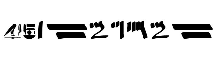 Egyptian Letters  Free Fonts Download