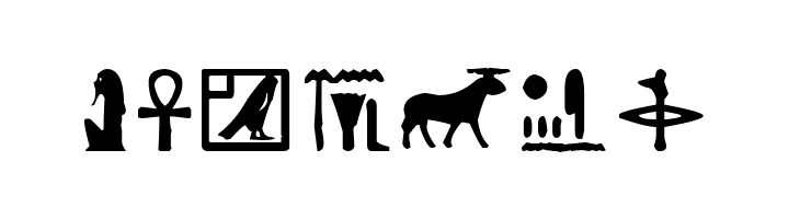 Egyptian Letters  Free Fonts Download