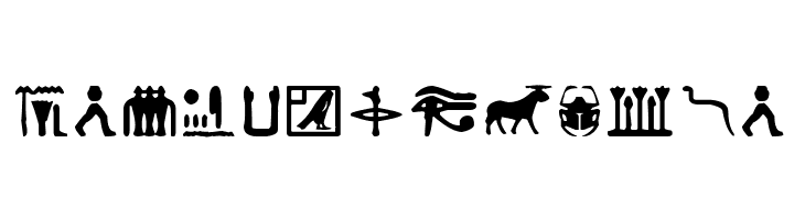 Egyptian Letters  Free Fonts Download