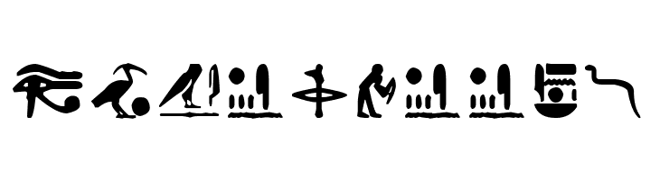 Egyptian Letters  Free Fonts Download