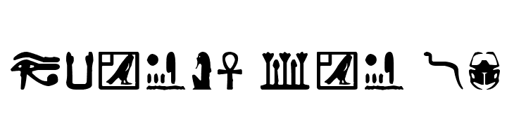Egyptian Letters  Free Fonts Download