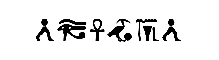Egyptian Letters  Free Fonts Download