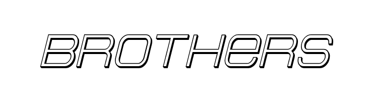 Head Human 3D Italic  Free Fonts Download