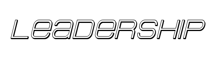 Head Human 3D Italic  Free Fonts Download