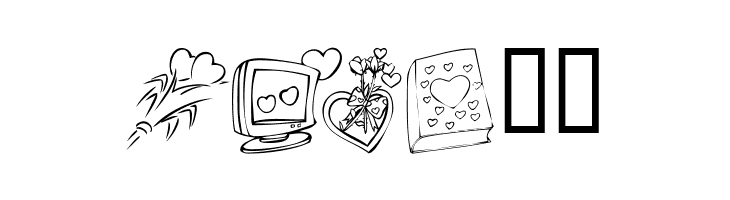 KR Valentines 2006 Ten  Free Fonts Download