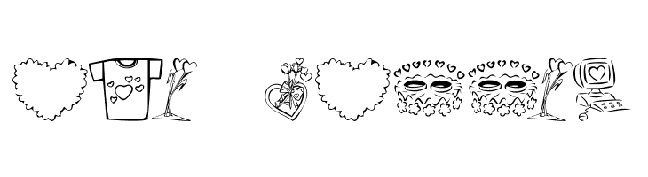 KR Valentines 2006 Ten  Free Fonts Download