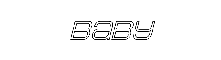 Head Human Outline Italic  Free Fonts Download