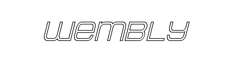 Head Human Outline Italic  Free Fonts Download