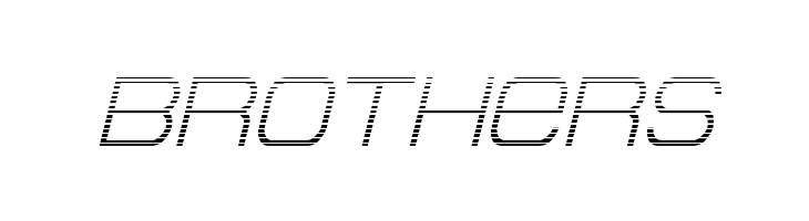 Head Human Gradient Italic  Free Fonts Download