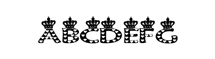 Queen of Hearts  Free Fonts Download