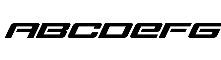 Sabre Shark Expanded  Free Fonts Download