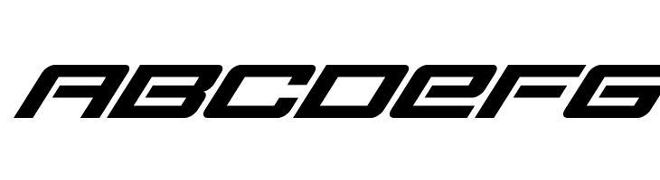 Sabre Shark Italic  Free Fonts Download