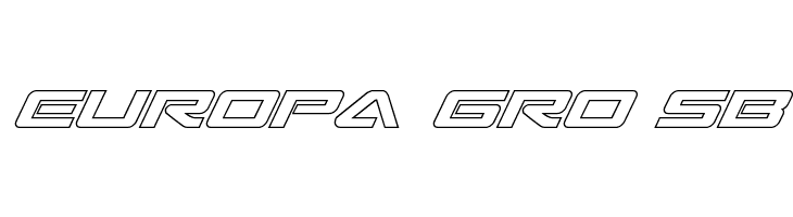 Sabre Shark Outline  Free Fonts Download
