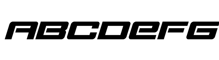 Sabre Shark Semi-Bold Semi-Straight  Free Fonts Download