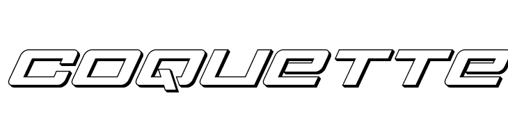 Sabre Shark 3D  Free Fonts Download