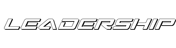 Sabre Shark 3D  Free Fonts Download