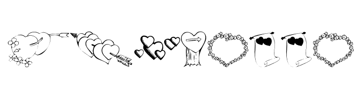 KR Valentines 2006 Seven  Free Fonts Download