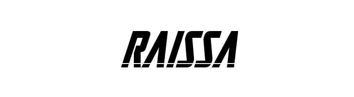 Mandalore Laser Super-Italic  Free Fonts Download