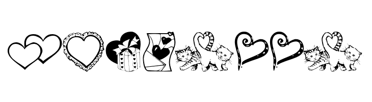 KR Kat's Got A New Valentine  Free Fonts Download