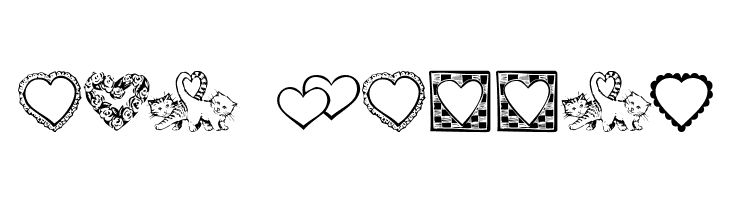 KR Kat's Got A New Valentine  Free Fonts Download