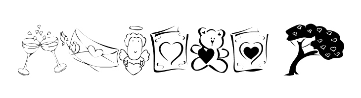 KR Cuori Divertenti 8  Free Fonts Download