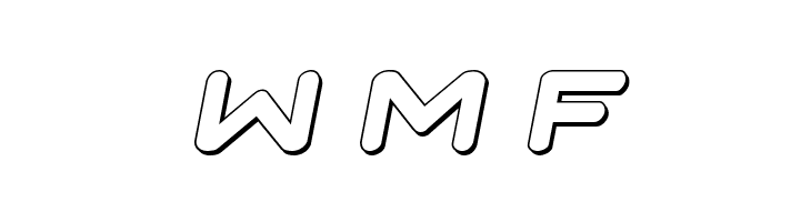 NGC 292 3D Semi-Italic  Free Fonts Download