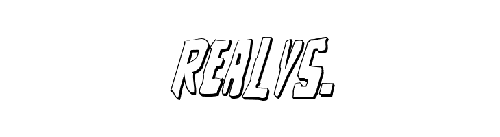 Zakenstein 3D Italic  Free Fonts Download