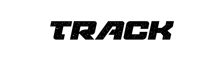 TRACK Starcruiser Semi-Italic Font