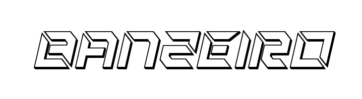 Zero Prime 3D Italic  Free Fonts Download