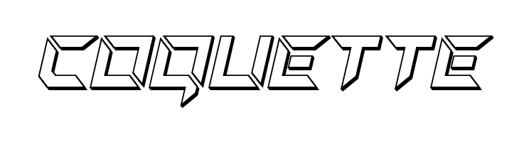 Zero Prime 3D Italic  Free Fonts Download