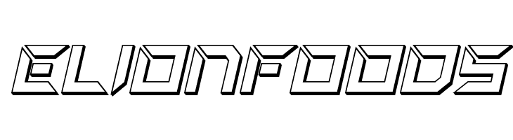 Zero Prime 3D Italic  Free Fonts Download