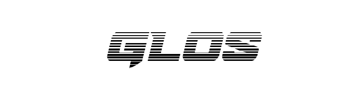 Bomber Escort Gradient Italic  Free Fonts Download