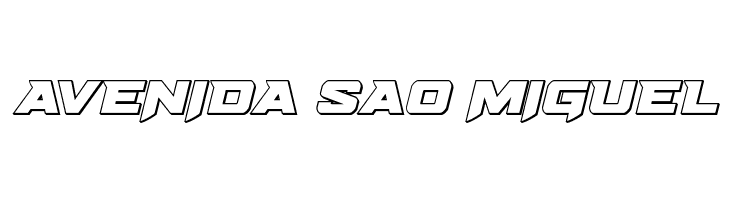 Bomber Escort Outline Italic  Free Fonts Download