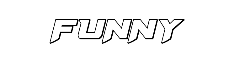 Bomber Escort Outline Italic  Free Fonts Download