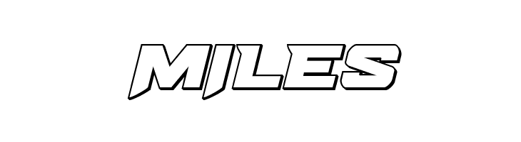 Bomber Escort Outline Italic  Free Fonts Download