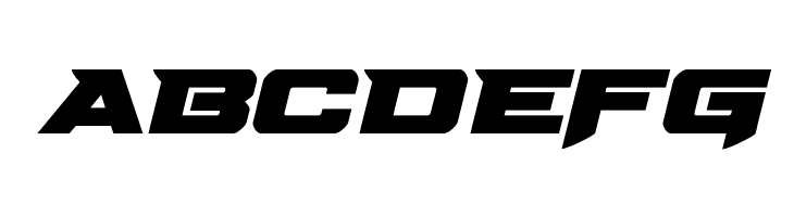 Bomber Escort Expanded Italic  Free Fonts Download