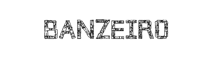 Broken Cyborg Outline Regular  Free Fonts Download