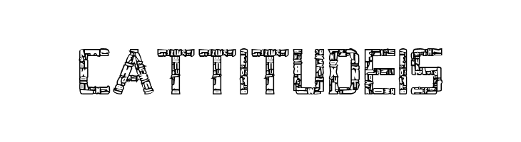 Broken Cyborg Outline Regular  Free Fonts Download
