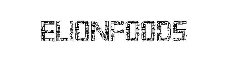 Broken Cyborg Outline Regular  Free Fonts Download