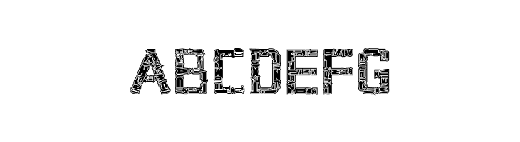 Broken Cyborg Pro Regular  Free Fonts Download