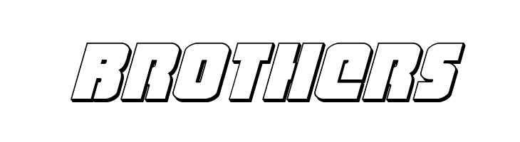 Heavy Falcon 3D Italic  Free Fonts Download