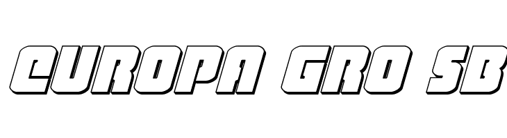 Heavy Falcon 3D Italic  Free Fonts Download