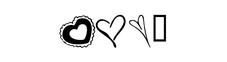 KR Heartalicious  Free Fonts Download