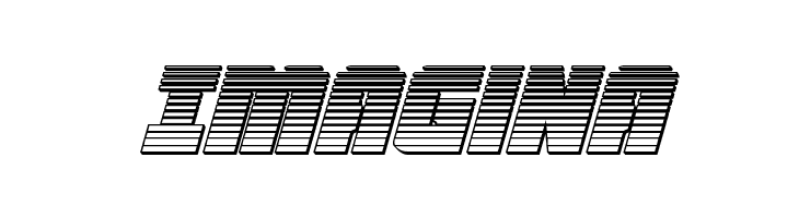 Heavy Falcon Chrome Italic  Free Fonts Download