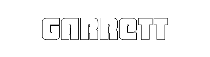 Heavy Falcon Outline  Free Fonts Download