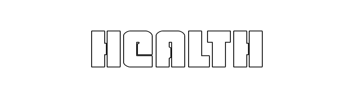 Heavy Falcon Outline  Free Fonts Download